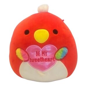 Squishmallows Paco Parrot Be My Sweetheart Plush Toy